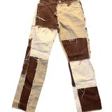 Jaded London  Colour Block Patchwork Denim Boyfriend Fit Jeans W24 EUC Photo 0