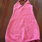 Princess Polly Blair Pink Knit Halter Mini Dress Photo 0