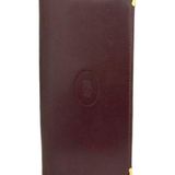 Cartier Vintage Rare Red  Long Wallet Photo 0