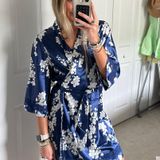 Amazon Blue Floral Kimono Photo 0