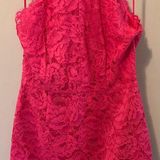 Trina Turk Pink Lace Dress Photo 0