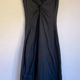 Patagonia | Twist front Black Midi Dress sz XS Photo 0