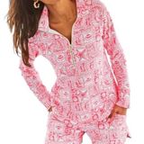 Lilly Pulitzer  UPF 50+ Skipper Popover Mizner Red Seaside Harbour Photo 0