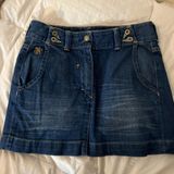 French Connection Classic Denim Mini Skirt Photo 0