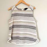 W5 Anthropologie Knit Striped Textured Tank Top Size Large Photo 0