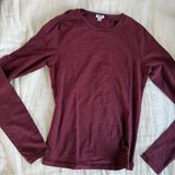 Garage Estelle long sleeve shirt in burgundy Photo 0