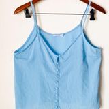 Lush Clothing Lush Cami Buttoned  Photo 0