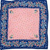 Givenchy Vintage Paris Pink & Blue Floral Scarf Wraps Photo 0