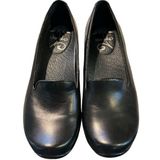 Dansko Olivia Black Leather Loafer Size 37 US 6.5 7 Photo 0