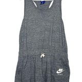 Nike Gray Sleeveless Shorts Comfy Casual Romper Photo 0