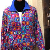 Liz Sport New “ ” Blue Celebration Bomber Jacket!!! Photo 0