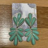 ALDO  Green Floral Cascade Earrings Photo 0