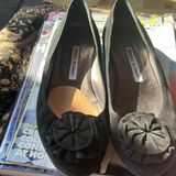 Manolo Blahnik  suede shoes. Size 38. Black suede. Photo 0