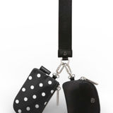 Lululemon  Dual Pouch Wristlet Simple Polka White Black Photo 0