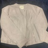 Maurice's Light Grey Suede Jacket  Photo 0