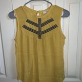 Elodie Yellow Sleeveless Top Photo 0