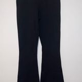Black Bell Bottom Leggings Photo 0