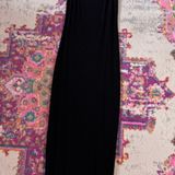 Backless Midi Dress Black Photo 0