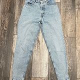 Bonjour Vintage  80’s Acid Washed Distressed Jeans Zipper Ankle Size 8 Photo 0