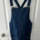 SO Denim Overall Mini Dress Photo 0