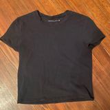 Abercrombie & Fitch Black Abercrombie Baby Tee Photo 0