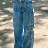 American Eagle  Jeans Baggy Wide-Leg High-Rise Photo 0