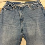 Abercrombie & Fitch Curve Love Anke Straight Jeans Photo 0