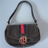 Tommy Hilfiger  small black leather purse shoulder bag Photo 0