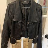Lulus Faux Leather Jacket Photo 0
