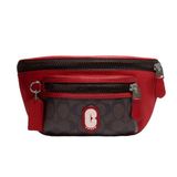 Coach NWT Westway Beltbag In Colorblock Signature Canvas With Patch Photo 0