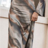 Petal and Pup Pandora Long Sleeve Maxi Dress Size Medium Ombre NWT Photo 0