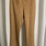 Tuckernuck Suede Flare Crop Pants Photo 0