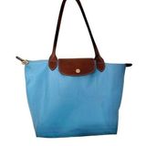 Longchamp Le Pliage Small Nylon Tote - Sky Blue Photo 0