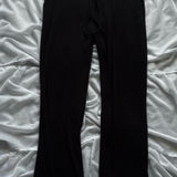 Suzette Collection black Wide Leg Sweatpants Photo 0