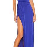 Revolve Karlee Slit Maxi Dress in Royal Blue Photo 0