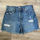 Old Navy | Distressed jean shorts size 6 Photo 0