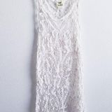 Free People Lace overlay Mini Dress Photo 0