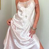 baby pink slip dress Photo 0