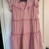 Umgee  Dress Women’s Pink Pinstripe  Photo 0