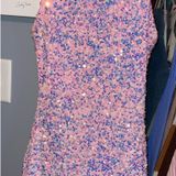 B Darlin Darlin Sequin Homecoming Dress Pink Photo 0