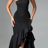 Babyboo Black Angelina Maxi Dress Photo 0