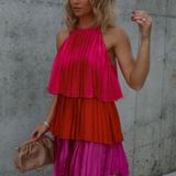 VICI Tiered Mini Dress Photo 0