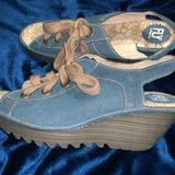 Fly London Lace Up Heels Photo 0