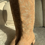 Camel cowboy boots Tan Size 7 Photo 0