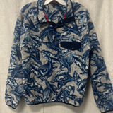 Patagonia RARE 2016  Synchilla Snap-T "Flying Fish" Fleece Pullover Men's Small- fits women S/M Photo 0