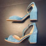 Sam Edelman NWOT  Suede Sandals - Women 6.5 - Teal Photo 0
