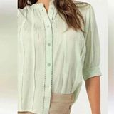 Sundays  SCARLETT SHIRT MINT GREEN SHORT SLEEVE SMALL Photo 0