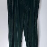 Old Navy NWT  Green Velvet Taylor Wide Leg Trouser Pants Large Photo 0