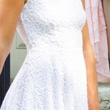 City Studios White Graduation Formal Dress Photo 0