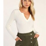 Lulus Cooler Days Corduroy Skort | Skirt in Olive Green Photo 0